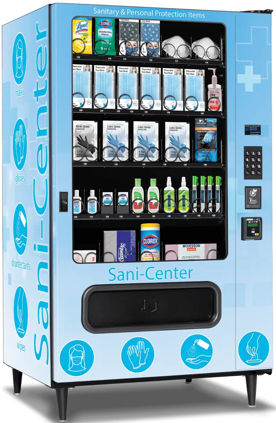 Sani-Center Plus Vending Machine For sale
